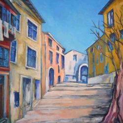 Dorfstraße in der Provence
